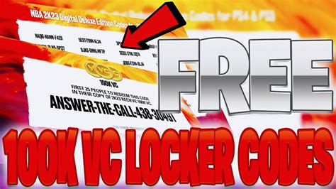 HOW TO GET 100K FREE VC LOCKER CODES OUT RIGHT NOW NEW GLITCH!!!! #2k23 ...