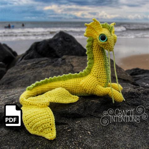 Sea Dragon Amigurumi Crochet Pattern by Crafty Intentions - Etsy