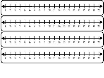 1-20 number line by A Little Elementary | TPT