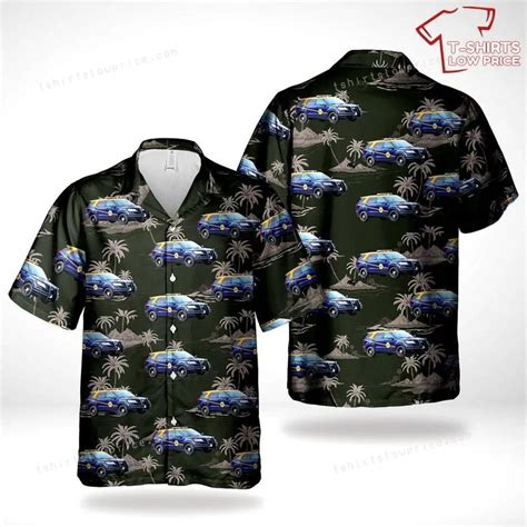 West Virginia State Police Ford Police Interceptor Utility Hawaiian Shirt Cheap - T-shirts Low Price