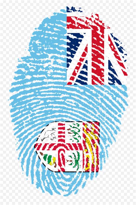 Fiji Flag Fingerprint Country Pride Emoji,Snake And Boot Emoji - free transparent emoji ...