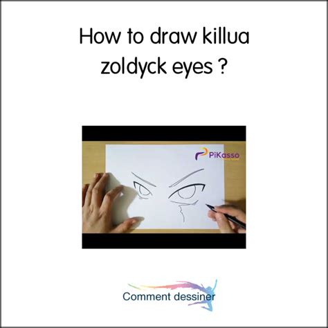 How to draw killua zoldyck eyes - How to draw