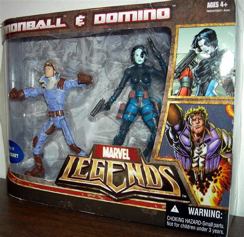 Cannonball Domino Marvel Legends Action Figures Toy Biz