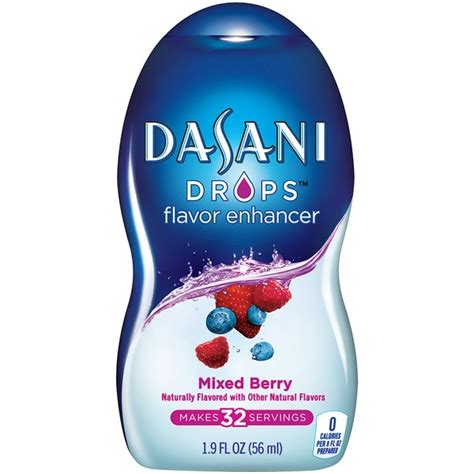 Dasani Drops Mixed Berry Flavor Enhancer (1.9 fl oz) - Instacart