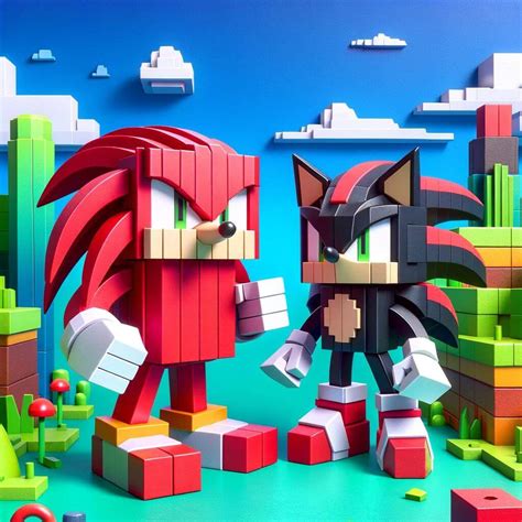 Sonic the Hedgehog's Lego Journey Expands with New BrickHeadz Sets for Shadow and Knuckles