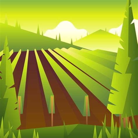 Vineyard Scenery First Person ai svg eps vector | UIDownload