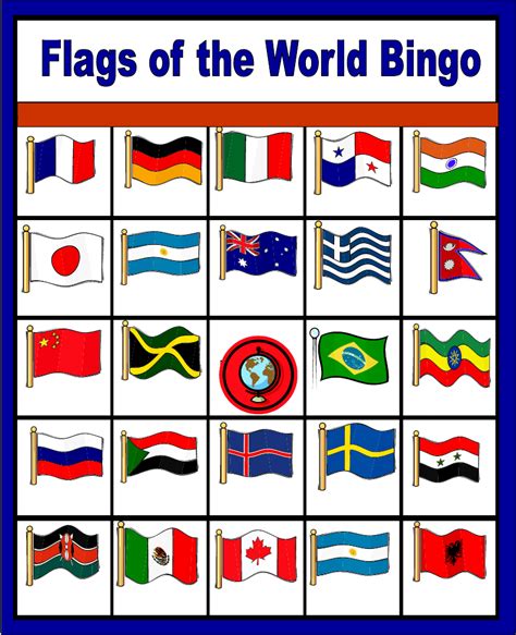 World Flag Printables