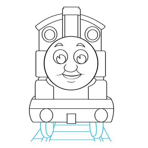 How to Draw Thomas the Train - Really Easy Drawing Tutorial