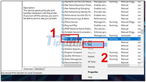 How to fix Print Spooler Error on the printer - TipsMake.com