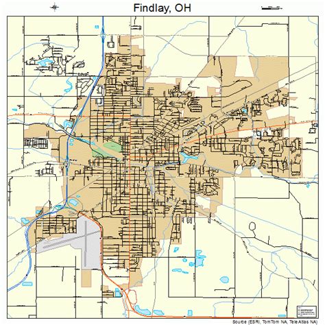 Map Of Findlay Ohio – Verjaardag Vrouw 2020