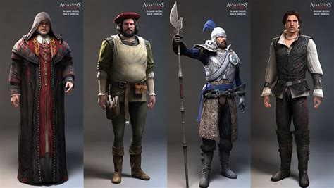 Character Renders - Characters & Art - Assassin's Creed II