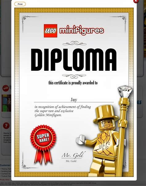 Lego Certificate : Lego Inspired Awesome Learner Certificates ...