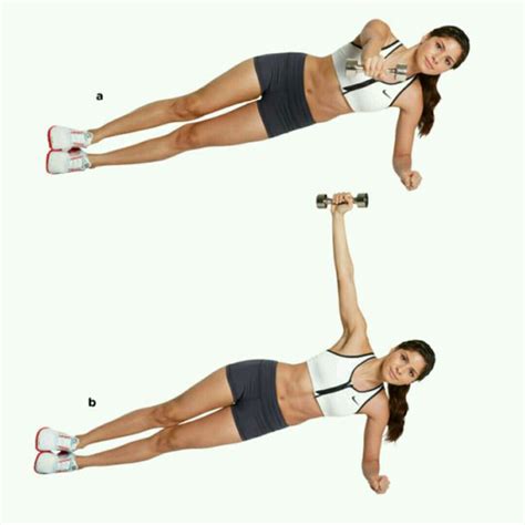 Side Plank Dumbbell Reverse Flye by Stephanie R. - Exercise How-to - Skimble