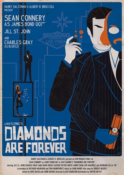 Vintage-Style James Bond Posters by Alain Bossuyt