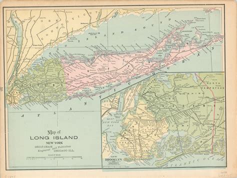 Map of Long Island New York | Curtis Wright Maps