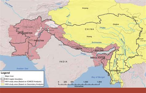 Hindu Kush Mountains On World Map