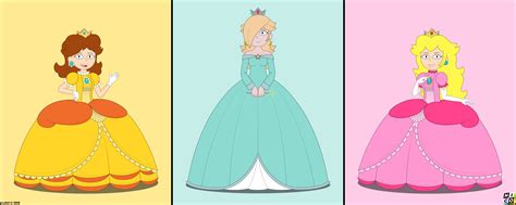 The Princesses of Mario by NFC2005 on DeviantArt