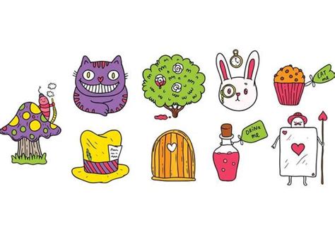 Alice In Wonderland Vector Art, Icons, and Graphics for Free Download