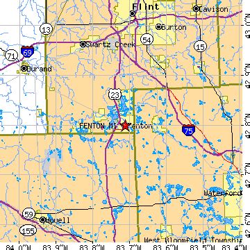 Fenton, Michigan (MI) ~ population data, races, housing & economy