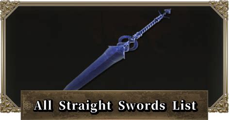 Elden Ring | All Straight Swords List - GameWith