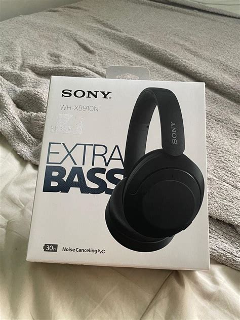 Sony WH-XB910N Noise Cancelling Headphones, Audio, Headphones ...