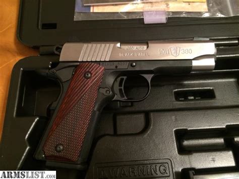 ARMSLIST - For Sale: BROWNING 1911 .380 BLACK LABEL