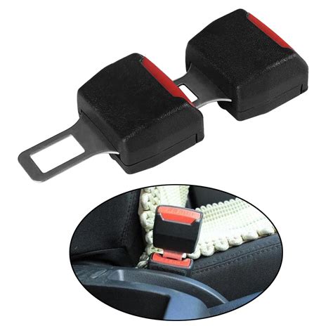 2pcs Universal Car Truck Van Safety Belt Buckle Seat Belt Clip Car Seat Belts Buckles Extender ...