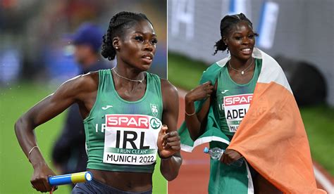 Rhasidat Adeleke DESTROYS her own Irish 200m record