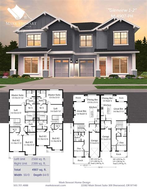 Glenview 1-2#glenview | Duplex house plans, Town house floor plan, Duplex house design