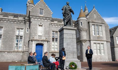 Aberdeen Grammar School marks 100 years of Lord Byron statue