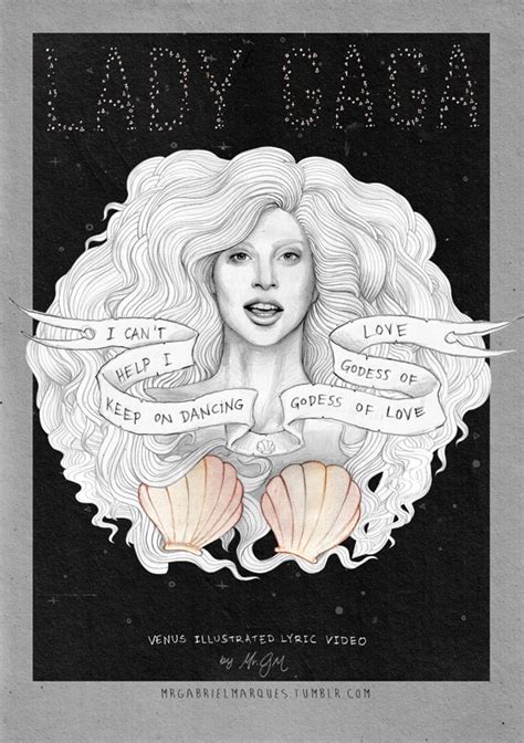 LADY GAGA VENUS ILLUSTRATED LYRIC VIDEO on Behance