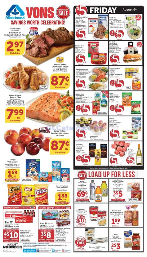 Vons Weekly Ad August 7 – 13, 2019. View the Latest Vons Flyer Here ...