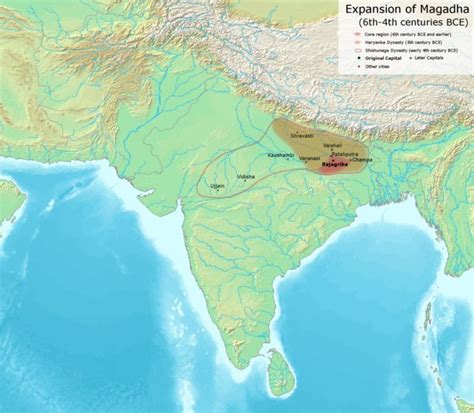 File:Magadha Expansion (6th-4th centuries BCE).png | Ancient india, Historical india, Ancient