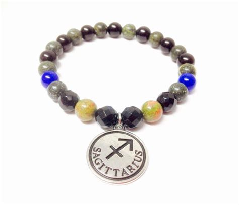 Sagittarius Bracelet Sagittarius Zodiac Bracelet Gemstone