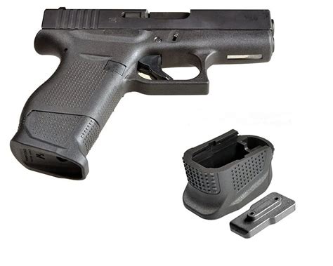 Glock 43 Enhanced Magazine Base Plate Plus Extension for 9mm 6rd pistol ...