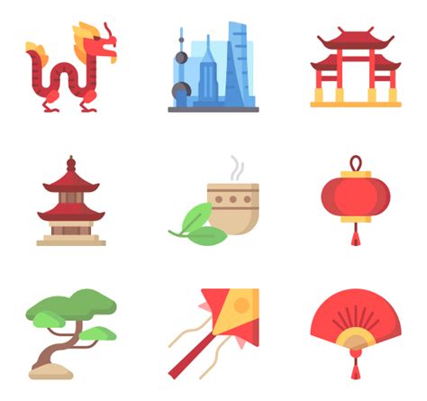 51 Free vector icons of travel china | Icon illustration, Chinese ...