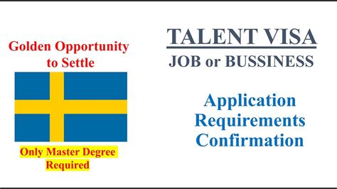 Talent Visa Sweden | New Immigration Rules | Sweden's Residence Permit - YouTube