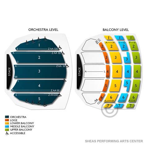 Sheas Performing Arts Center Seating Chart | Vivid Seats