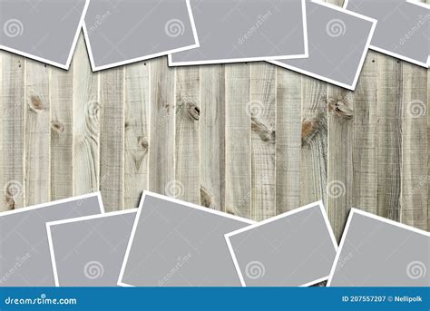 Templates Collage of Frames Photos Stock Image - Image of board, mock: 207557207