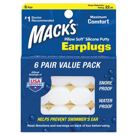 Top 5 Ear Plugs For Snoring | Mack's Ear Plugs