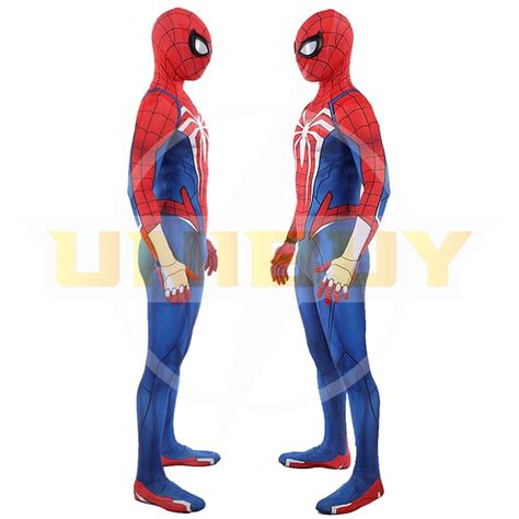 Spider-man PS5 Peter Parker Suit Costume Cosplay Bodysuit For Men Kids ...