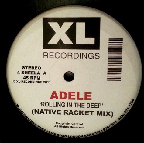 Adele – Rolling In The Deep (2011, Vinyl) - Discogs