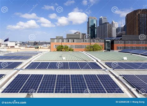 Rooftop solar panels stock photo. Image of solar, modern - 62868538