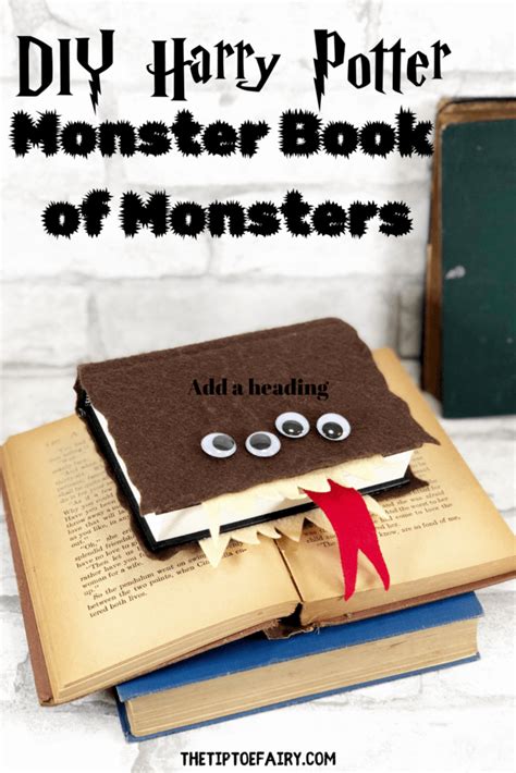 How to make a DIY Harry Potter Monster Book of Monsters | The TipToe Fairy