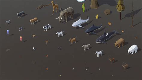 Low Poly Animals on Behance | Low poly animals, Low poly animation, Low ...