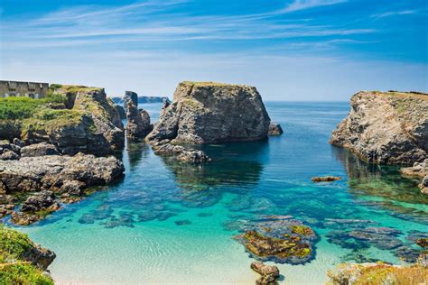 Beach weather in Belle Ile en Mer, Brittany, France in April