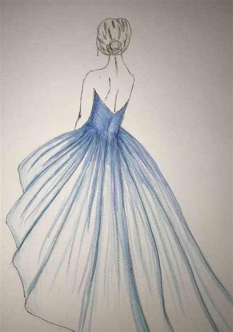 Cinderella dress drawing Dress Drawing, Pen Drawing, Cinderella Drawing, Cindrella, Cinderella ...