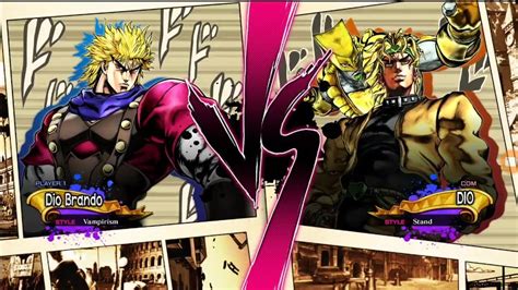 Jojo Bizarre Adventure All Star Battle R: Dio Part 1 Meets Dio Part 3 - YouTube