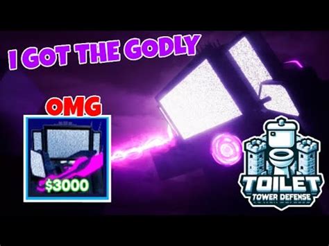 I GOT THE GODLY | Toilet Tower Defense - YouTube