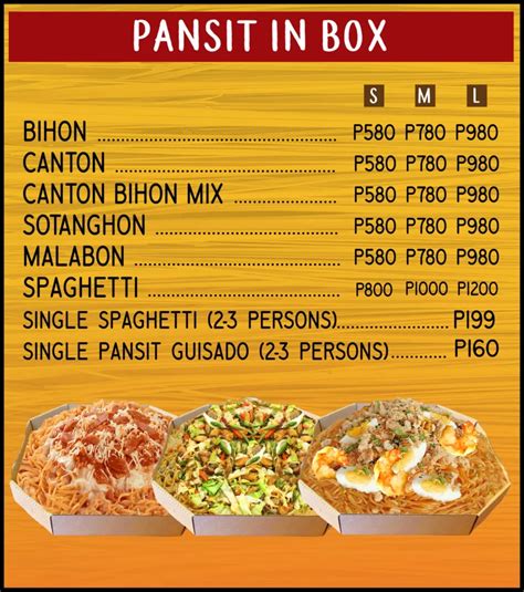 Binalot Menu & Updated Prices in Philippines 2024